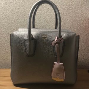 MCM mini milla leather tote